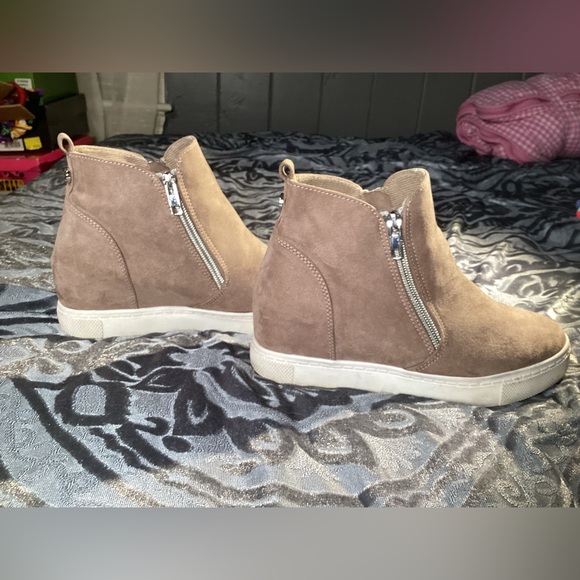 Steve Madden Double Zip Kids Jwedgiee Sneaker Size 5M - Picture 7 of 13